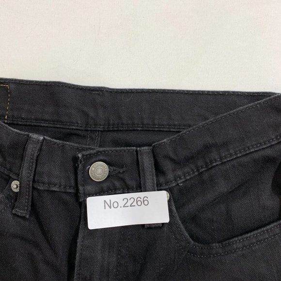 Levi's Mens 29 x 25 Black 514 Straight Flex Fit Denim Jean Stretch - Picture 15 of 15